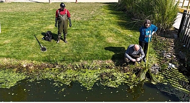 İzmit Millet Bahçesi’nde su göletine bilimsel çalışma