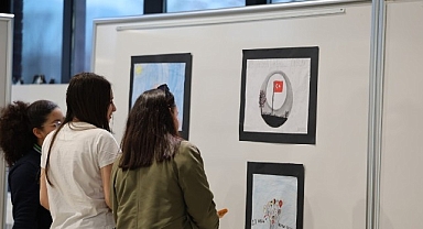 Kartepeli Minik Ellerin Eserleri Sanat Evi’nde Görücüye Çıktı