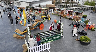 Konya Büyükşehir’in Tarım Haftasına Özel Hazırladığı Stantlar İlgi Görüyor