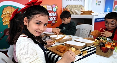 Kruvasan süsleme atölyesinde renkli anlar