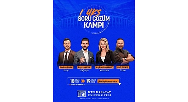 KTO Karatay Üniversitesi Tarafından Düzenlenen YKS Kamp Programına Sayılı Günler Kaldı