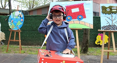 Lokomotif Çocuk Köyü’nde geri dönüşüm rüzgârı