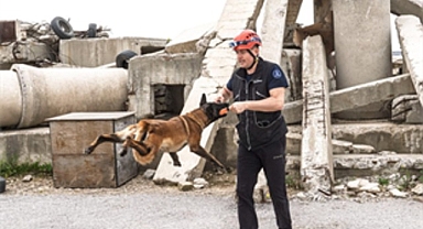 Momo enkaz için eğitiliyor