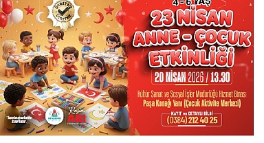 Nevşehir Belediyesi’nden 23 Nisan’a Özel Anne-Çocuk Etkinliği