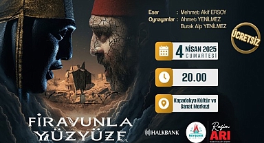 Nevşehir’de “Firavunla Yüz Yüze” Tiyatro Gösterisi