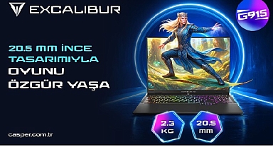 Sınırları aşan performans, hafif ve ince tasarım: Excalibur G915
