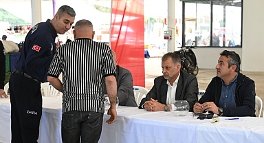 Tekirova tekstil pazarı kura çekimi yapıldı