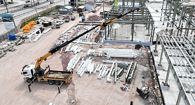 Yapılar yükseliyor, merkez şeklini alıyor