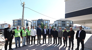 Yeni Mahalle’de 11 Sokakta Tretuvar Çalışması Sürüyor