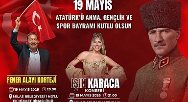 19 Mayıs Coşkusu Fener Alayı ve Işın Karaca Konseriyle Yaşanacak 