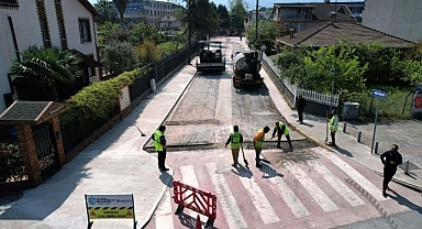 Başiskele sahilinde trafik ve yaya düzeni yenileniyor