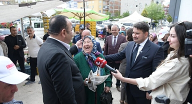 Başkan Çırpanoğlu ve Milletvekili Beker Sahada