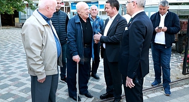 Başkan Erkan Aydın Vatandaşlarla Bayramlaştı