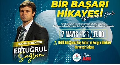 “Bir Başarı Hikâyesi” Söyleşisinde Ertuğrul Sağlam’ı Ağırlayacağız