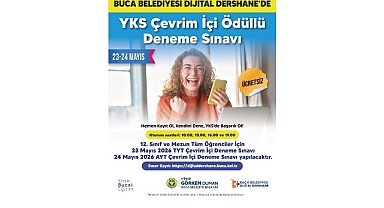 Buca Belediyesi’nden öğrencilere ücretsiz deneme sınavı desteği