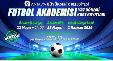 Büyükşehir Futbol Akademisi kayıtları başlıyor
