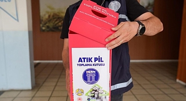 Didim’de Atık Piller Geri Dönüşüme Kazandırılıyor