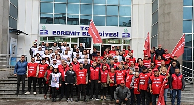 Edremit’te 1 Mayıs coşkuyla kutlandı