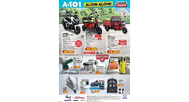 Elektrikli ve Benzinli Mobilite Ürünleri 14 Mayıs’ta A101’de