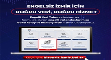 Engelsiz İzmir için “Engelli Veri Tabanı”
