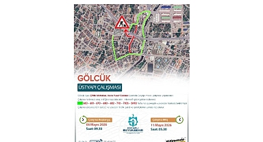 Gölcük Koca Yusuf Caddesi’nde çalışma var 