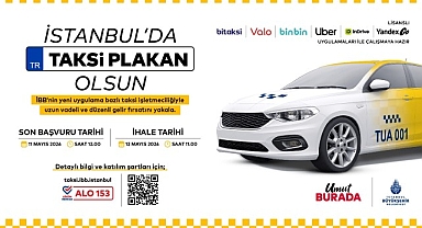 İstanbul’da Uygulama Bazlı Taksi İçin 8. İhale 12 Mayıs’ta