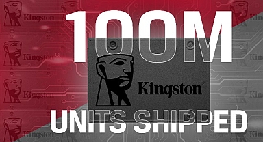 Kingston, Dünya Genelinde 100 Milyon A400 SATA SSD Sevkiyatını Aştı