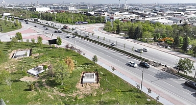 Konya Büyükşehir MARSAN Girişi’ne Yaya Üst Geçidi Yapıyor