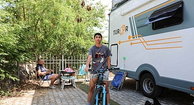 Konyaaltı Karavan Park’ta bayram yoğunluğu