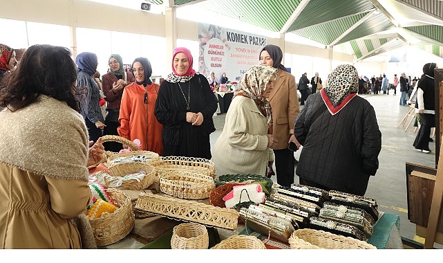 Konyalı Kadınlar, Anneler Günü Dolayısıyla KOMEK Pazarı'nda Buluştu