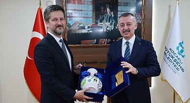 Macaristan Büyükelçisi Matis, Büyükakın’a konuk oldu