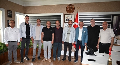 Maçoğlu’ndan Başkan Topaloğlu’na ziyaret 