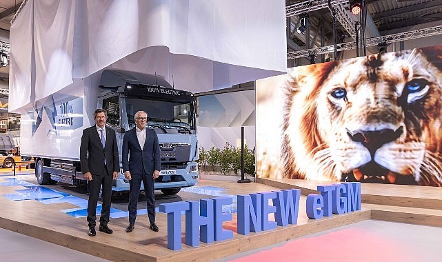 MAN eTGM’nin dünya prömiyeri Transpotec Logitec fuarında gerçekleşti