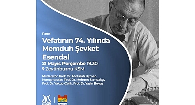 Memduh Şevket Esendal, Vefatının 74. Yılında Zeytinburnu Kültür Sanat’ta Anılıyor!