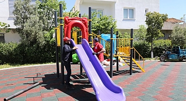 Menderes’te Parklar Yenileniyor