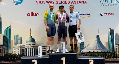 Milli bisikletçilerimizden Astana’da pist bisikleti yarışlarında altın ve gümüş madalya gururu