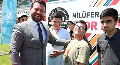 Nilüfer’de özel çocukların spor coşkusu