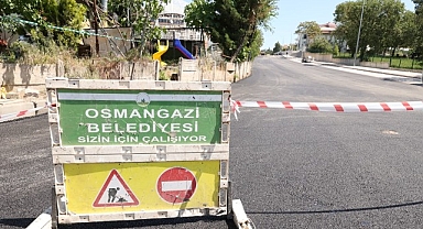 Osmangazi Belediyesi 900 Ton Asfalt Döktü