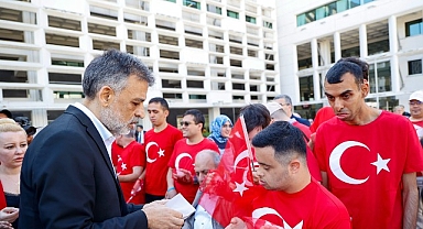 Özel bireyler bir günlüğüne asker oldu