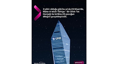 QNB Türkiye’den Dünya Dilek Günü’nde Anlamlı Farkındalık: Kristal Kule Maviye Büründü