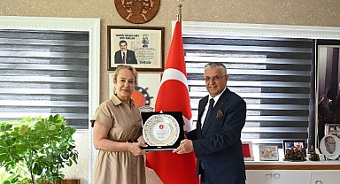 TKB Kemer Şube Başkanı Akdağ'dan Başkan Topaloğlu'na ziyaret