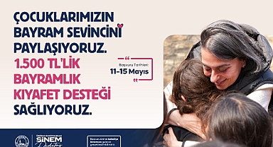 Üsküdar Belediyesi’nden Çocukların Bayram Sevincine 1500 Liralık Kıyafet Desteği