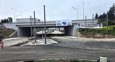Vatan Caddesi kavşağında çalışmalar tamam