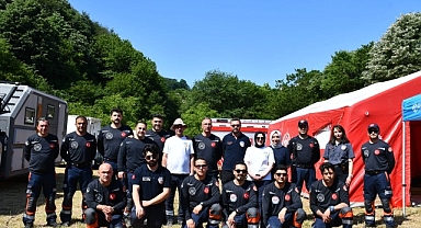 Afet kahramanları eğitim kampında buluştu