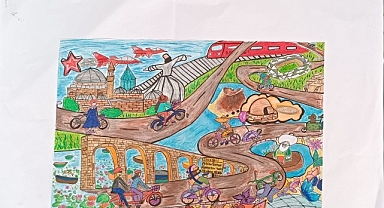 Avrupa Bisiklet Başkenti Konya Resim Yarışması Sonuçlandı