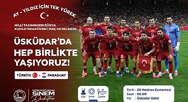 Ay Yıldız İçin Tek Yürek: Üsküdar’da Milli Heyecan