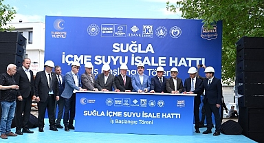 Başkan Altay, Ahırlı ve Yalıhüyük’e Kesintisiz İçme Suyu Sağlayacak 290 Milyon Liralık Projeyi Başlattı