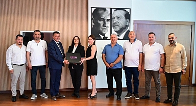 Başkan Çerçioğlu’na Kuşadası Esnaf ve Sanatkârlar Odası’ndan Ziyaret