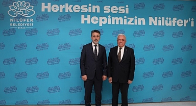 Başkan Şadi Özdemir, Şahin Biba’yı Ağırladı
