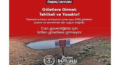 Büyükşehir’den Hayati Uyarı
